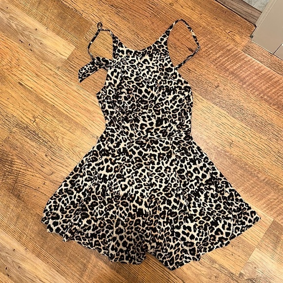 Seek The Label Cheetah High Neck Print Romper D1 - Picture 1 of 2